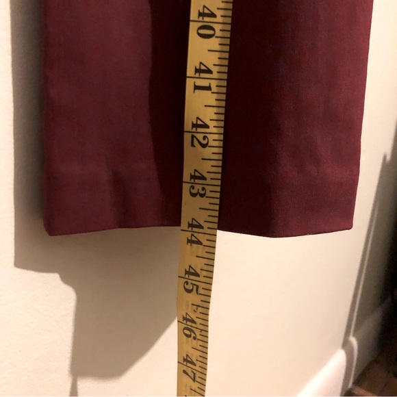 Marla Wynne EUC Women’s Maroon, Flatter Fit, Plus Size Pants - Picture 6 of 7